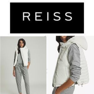 COPY - LEILA HOODED PUFFER GILET White